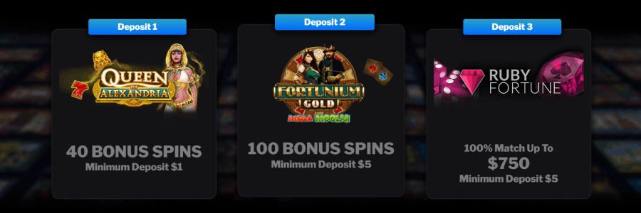 Ruby Fortune Casino Bonuses