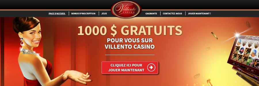 Villento Casino Bonus au Canada